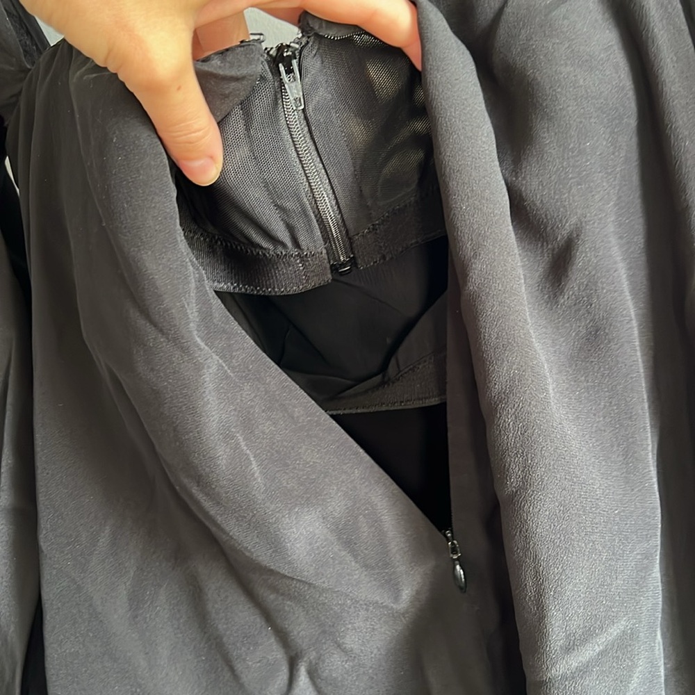 Theory Laureema Silk off the shoulder strapless top - Picture 8 of 8
